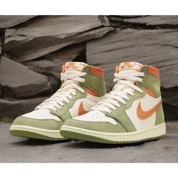 Nike Air Jordan 1 Retro Hi OG Craft Celadon Sky J Olive Mens 10.5 New In Box